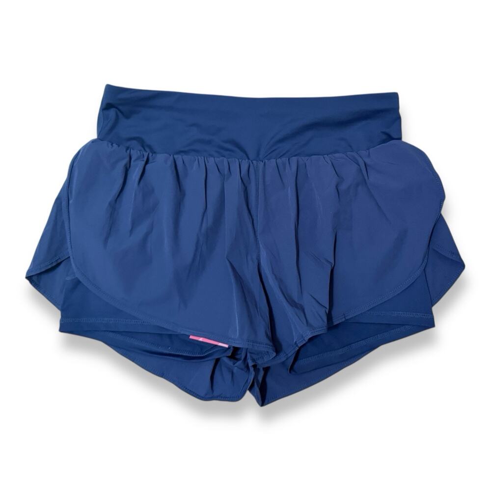 Cadmus Navy Blue Athletic Running Skort Shorts Womens XL Built In Liner